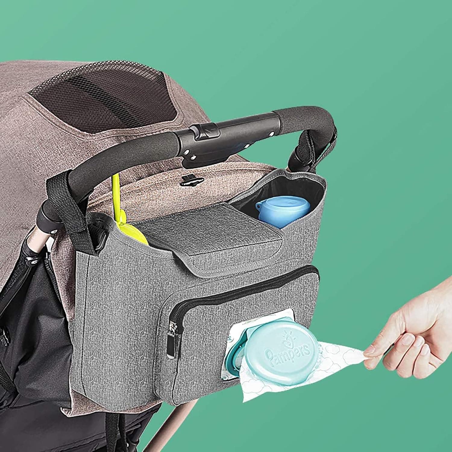 KUWANI תיק החתלה לתינוק עם תחנת החתלה