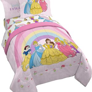 סט מיטה מלא 7 חלקים של Disney Princess Rainbow